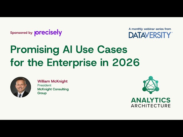 Analythics Architecture:  Promising AI Use Cases for the Enterprise in 2026