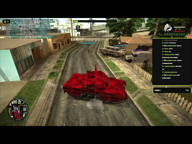 Biggest TANK War in Los Santos!!! GTA SA-MP