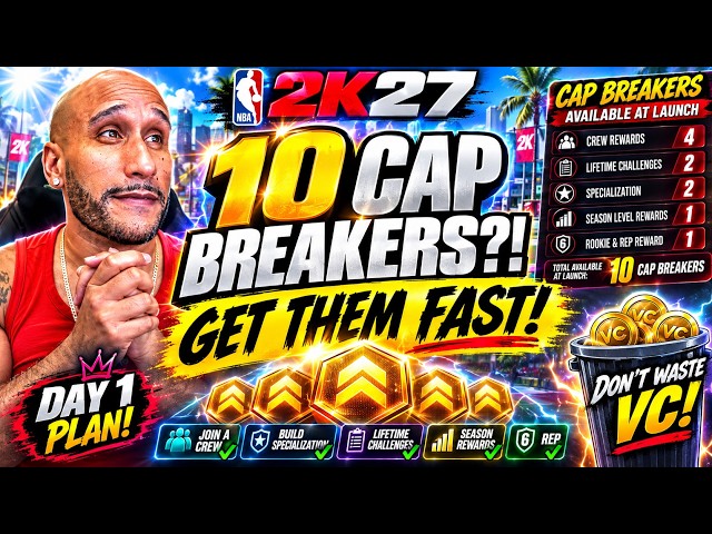 NBA 2K27: FASTEST WAY TO GET CAP BREAKERS! Do This FIRST!