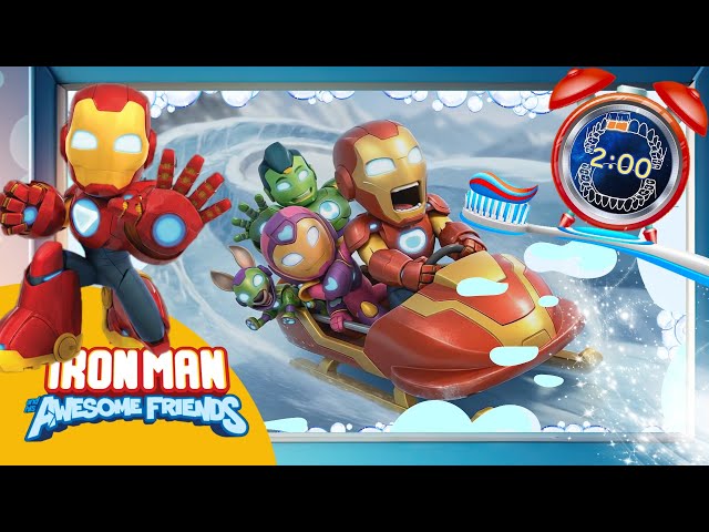 Iron Man and his Awesome friends  2 Minute Toothbrush timer with Music
