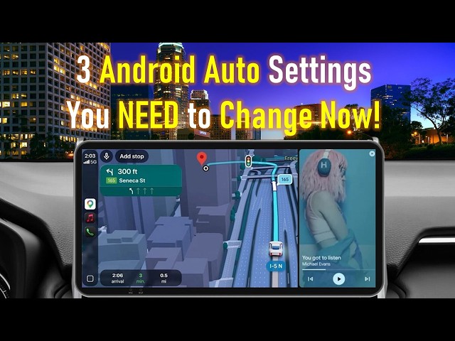3 Android Auto Settings You NEED to Change Now! 🚗💨