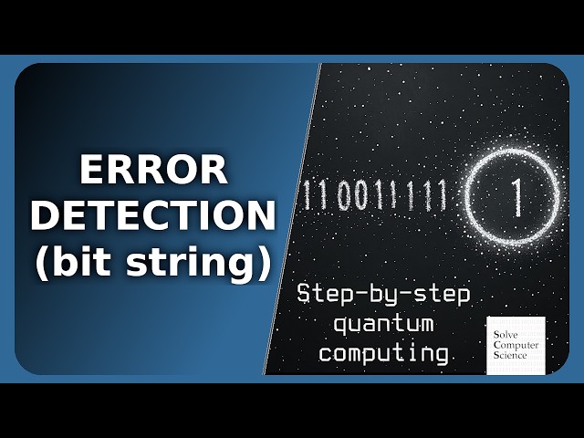 Error detection in bit strings