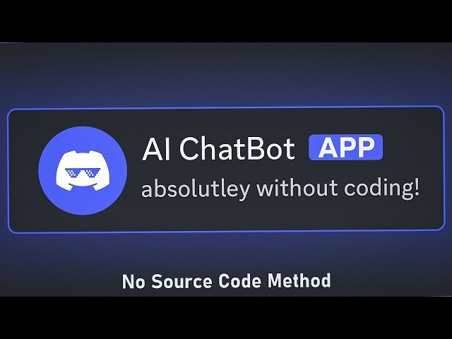 How To Create An AI Discord ChatBot Absolutely Without Coding [2026]