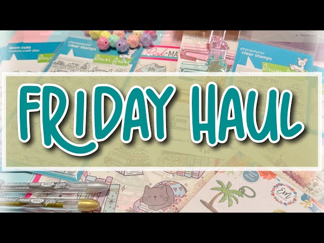 7/03/26 Friday HAUL ~ Hobby Lobby clearance, scrapbook.com, Etsy, and lots more!