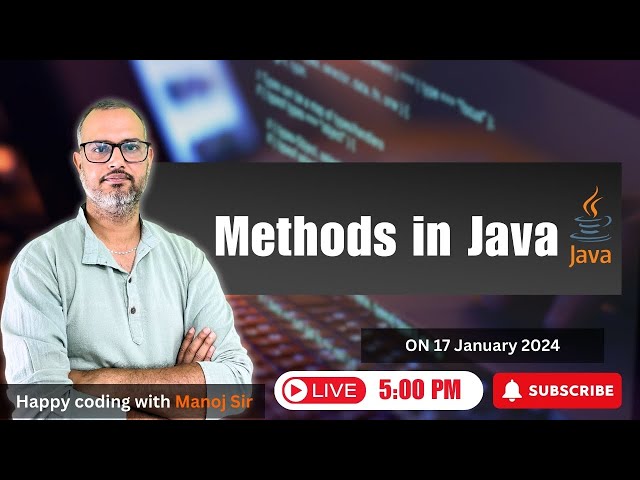 19.2 Methods in java | Method Signature | Concrete Methods Vs Abstract Methods | Happy Coding