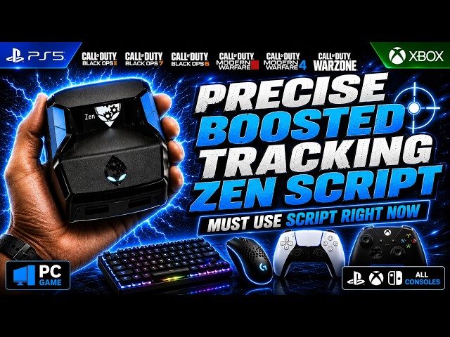 Cronus Zen Script Precise Extra Sticky Aim + Laser Anti Recoil is Insane on All Fps Shooters