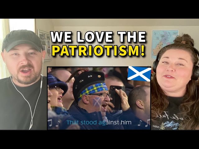 Americans React to Flower of Scotland - Scottish National Anthem