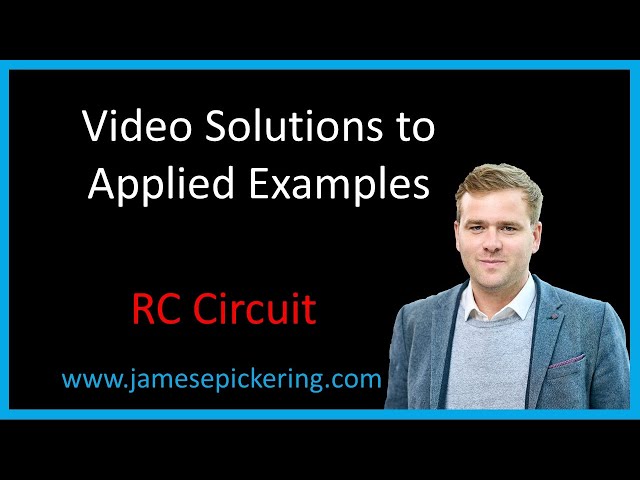 Transfer Functions: RC Circuit (Applied Example)