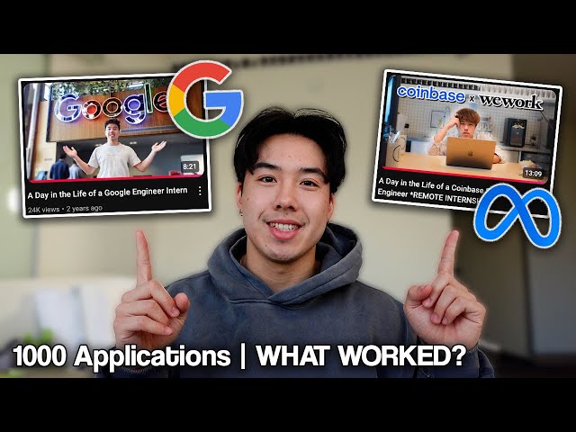 How I landed my College CS Internships  — Big Tech, Startups, and more
