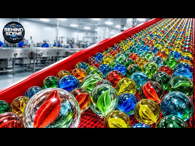 Inside the Factory Making Millions of Glass Beads  | Full Factory Process