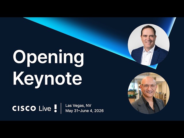 Day 1: Cisco Live 2026 Las Vegas I Opening Keynote