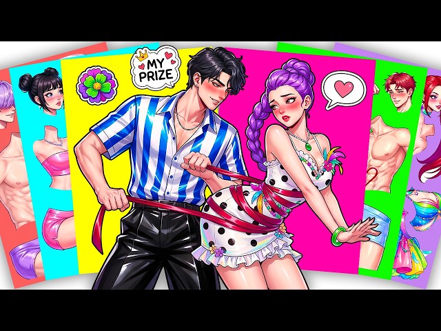 Caught my lovely prize! 💖💜 HUNTRIX RUMI x SAJABOYS JINU - KPOP DEMON HUNTERS | Sticker Book DIY