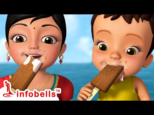 এসো এসো, চলো আইসক্রিম খাই - School Holidays | Bengali Rhymes and Cartoons | Infobells #icecream