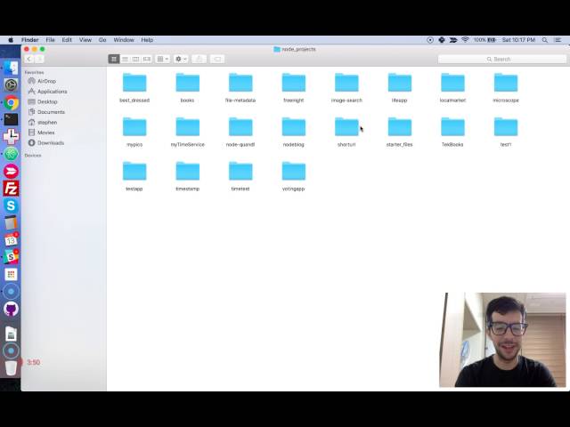 Generating Boilerplate Code -- Free Code Camp -- Timestamp Microservice