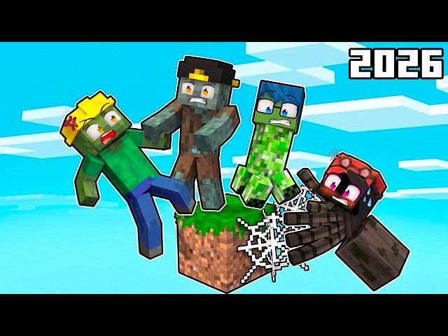 ONE BLOCK with MONSTERS in 2026! - Minecraft Ep.1