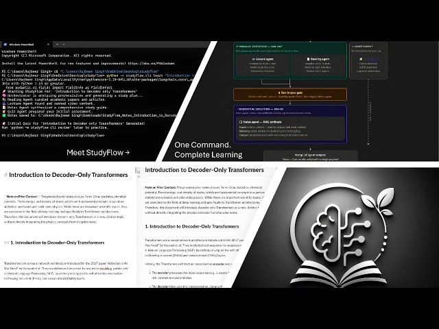 Stop Cramming with AI | StudyFlow Multi-Agent Learning Assistant |Google AI x Kaggle Capstone 2026