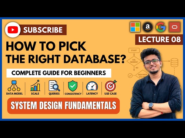 🧠 System Design Fundamentals 9: ✅ How to Choose the Right Database?
