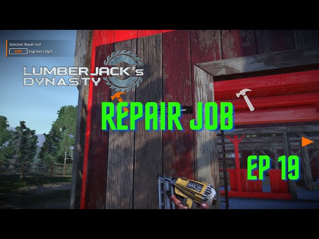 Lumberjack Dynasty | How to Do Daily Repair Jobs for Money & Social Points! | Buddy1927 Guide