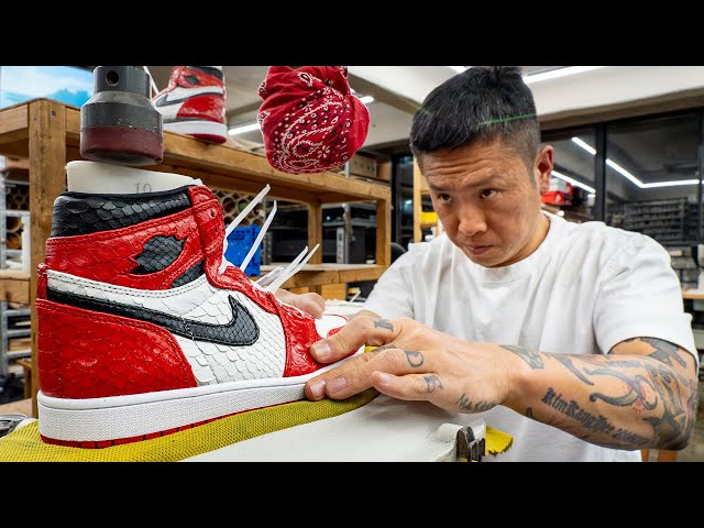 Turning Factory Made Shoes into Unique Custom Masterpieces! TOP 3 Shoe Transformations Ever!
