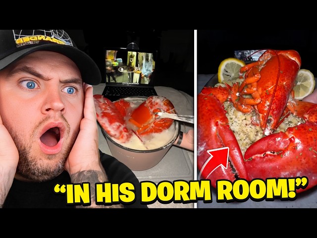 He Makes 5-STAR Meals in His DORM ROOM!