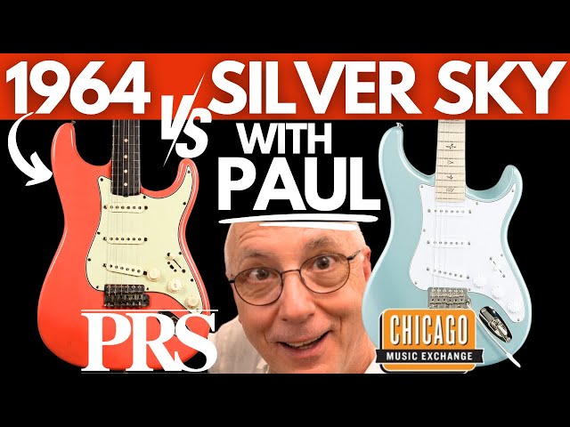 Paul Reed Smith Plays a SILVER SKY vs 1964 STRATOCASTER (Live at CME)