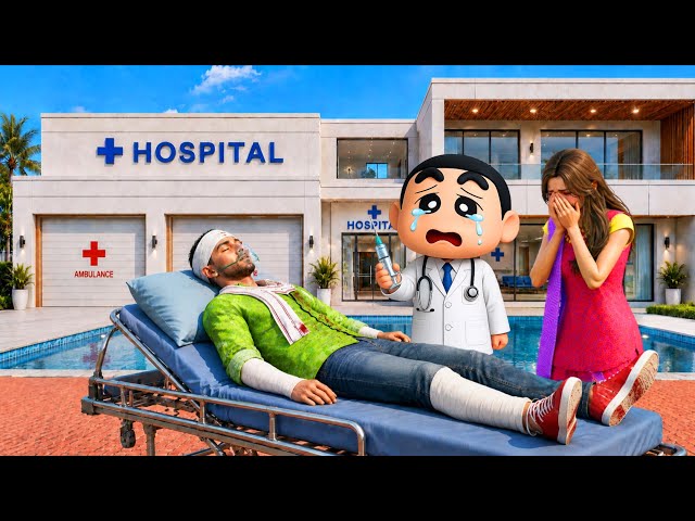 🤯 Jack & Shinchan Open New Hospital 🏥💥 Chacha Accident Ho Gaya 😭💥 Indian Theft Aura Simulator 