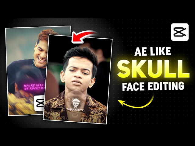 Trending Reels Editing In Capcut | Ae Like Text Edit | Skull Face Edit In Capcut | Capcut Tutorial