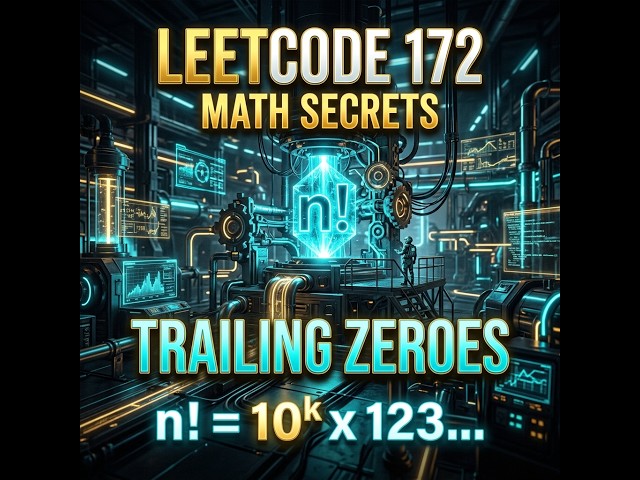 LeetCode 172: Factorial Trailing Zeroes in less than 5 minutes | Math & Number Theory