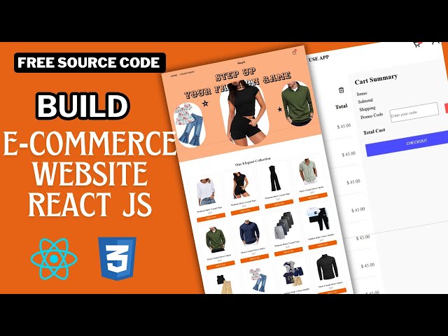 React Ecommerce Website For Beginners | Build an E-commerce Website With React JS