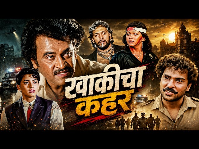 KHAKICHA KAHAR | Awesome Action Movie of Superstar Rajinikanth | Rajinikanth, Juhi Chawla