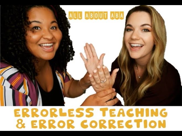 Errorless Teaching and Error Correction