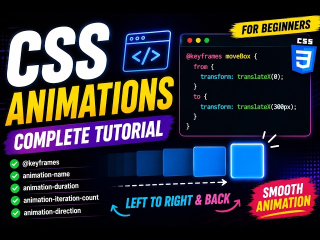 CSS Animation Tutorial for Beginners 🚀 #shorts