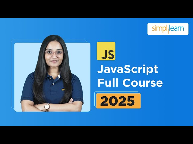 JavaScript Full Course 2026 | JavaScript Tutorial For Beginners | JavaScript Training | Simplilearn