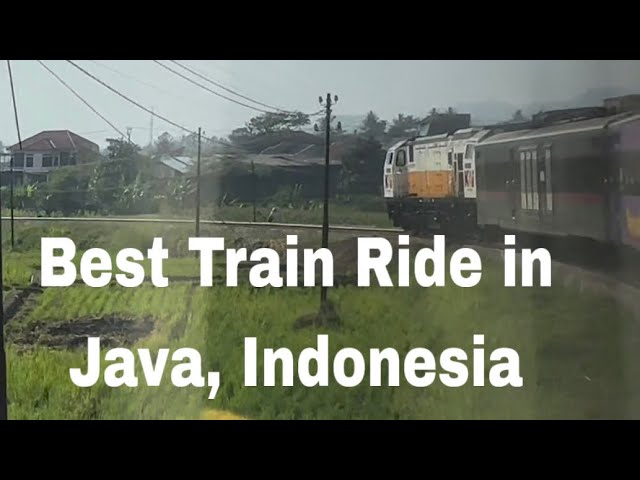 Train Adventure Across Java: Bandung to Jogyakarta