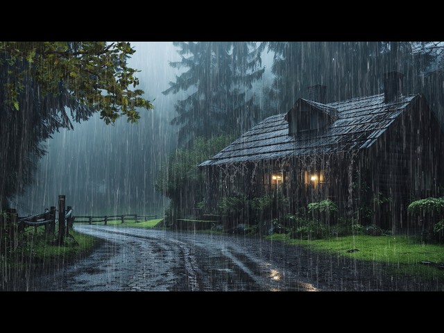 Sonido de Lluvia Relajante para Dormir en 2 Minutos - Lluvia y Truenos en Bosque Brumoso, ASMR 409