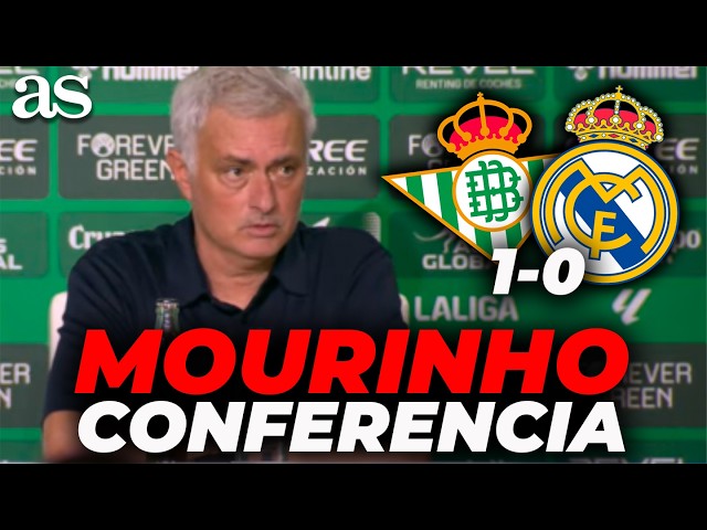 José Mourinho, FULL PRESS CONFERENCE after Real Betis vs. Real Madrid (1-0)
