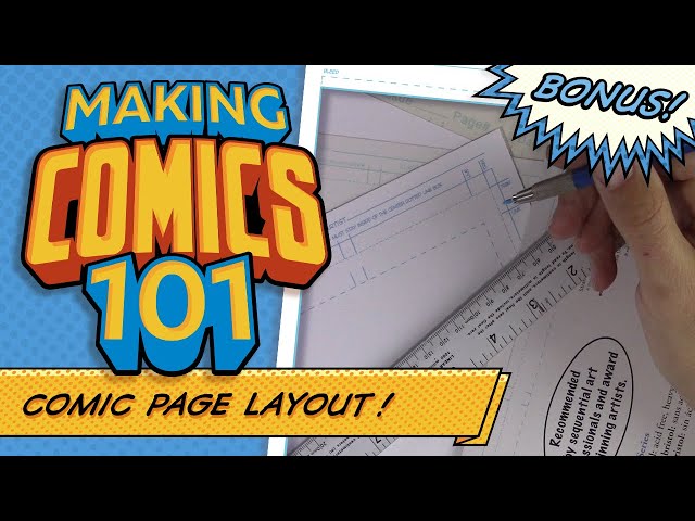 How To Format Your Comic Art Boards! Making Comics 101- Bonus!
