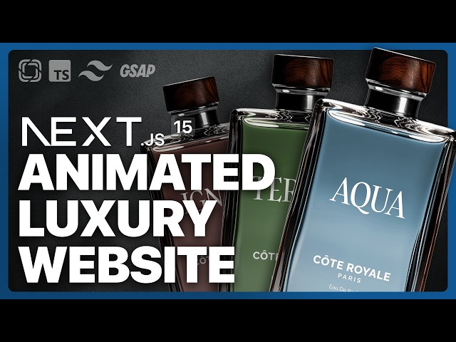 Create a stunning luxury website with Next.js 15, GSAP, Prismic, and TypeScript! Full Course 2025