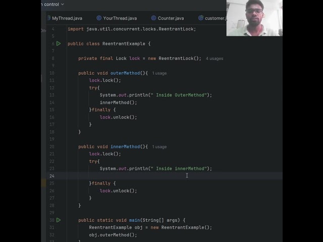 How Locking system works in java using ReentrantLock class . #java #learnjava #technology #coding