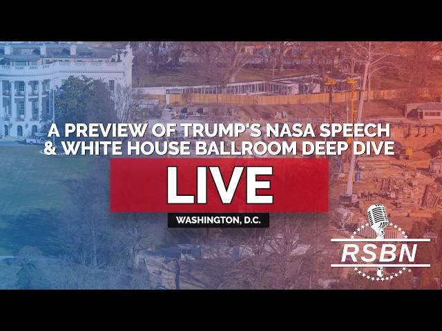 LIVE: A Deep Dive into the White House Ballroom & A Preview of Pres. Trump's NASA Speech  - 08/27/26