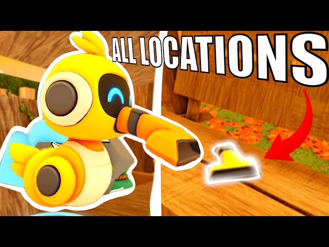 How to Find ALL Duck Bot Locations ( Roblox Clean all the leaves! )