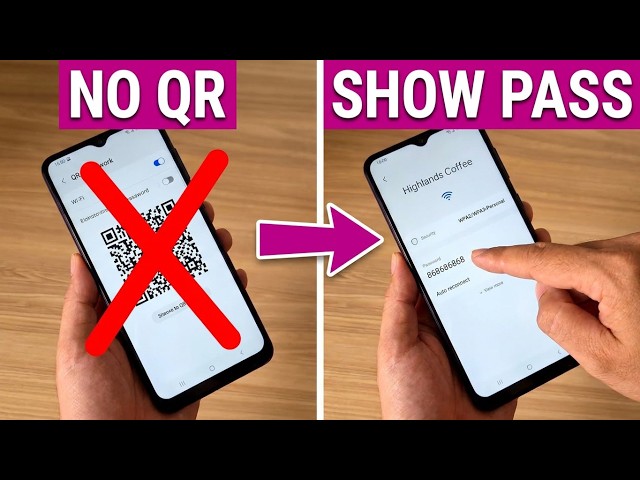 How to Show WiFi Password without QR
