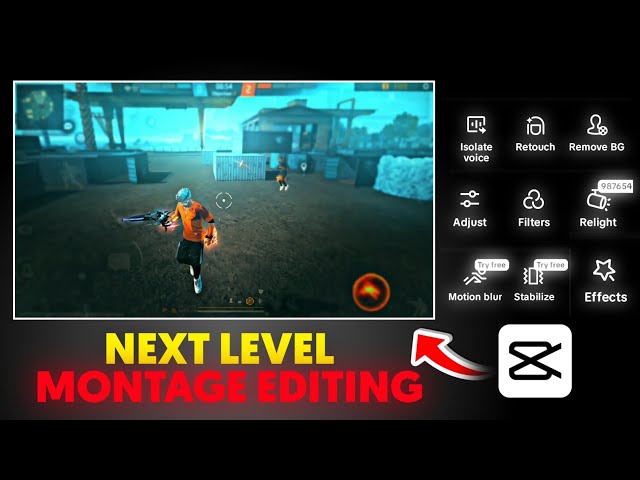 Free Fire Montage Editing In Capcut | How To Edit Gaming Videos In Capcut | Free Fire Video Editing