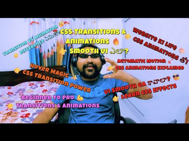 CSS Transitions & Animations Explained 🔥 #css #easytoupgrade  | Smooth UI Effects | CLASS 13