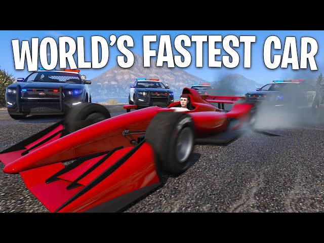 Trolling Cops with World's Fastest Car in GTA 5 RP