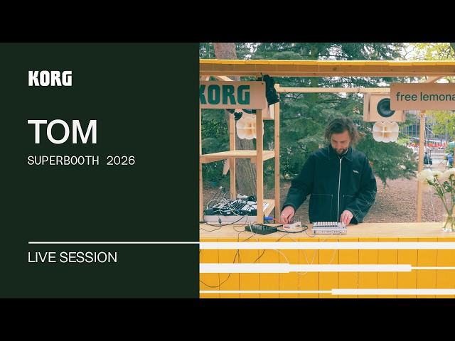 Tom | SUPERBOOTH 2026 Live Session