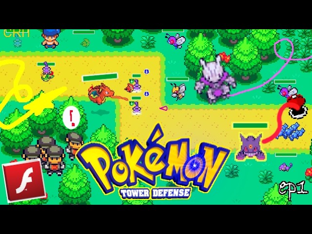 I went back to 2010 to play this Pokémon FLASH game (Pokémon Tower Defense [original])