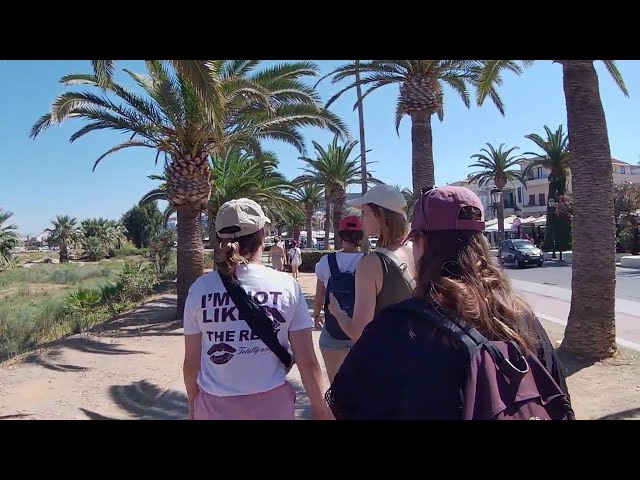 Rethymno 🇬🇷 Old Venetian Port of Rethymno, Faros Beach, Crete 😊🌊🌴 Walking tour - WalkinGo Travel