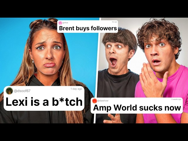 We Reacted to Our HATE Comments!