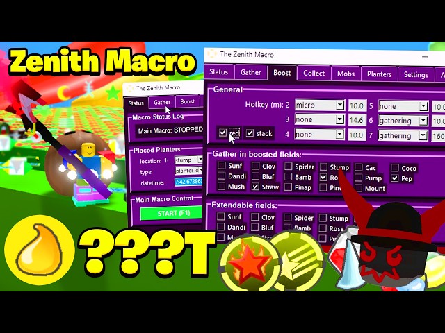 I Tried The New Zenith Macro (Bee Swarm Simulator)